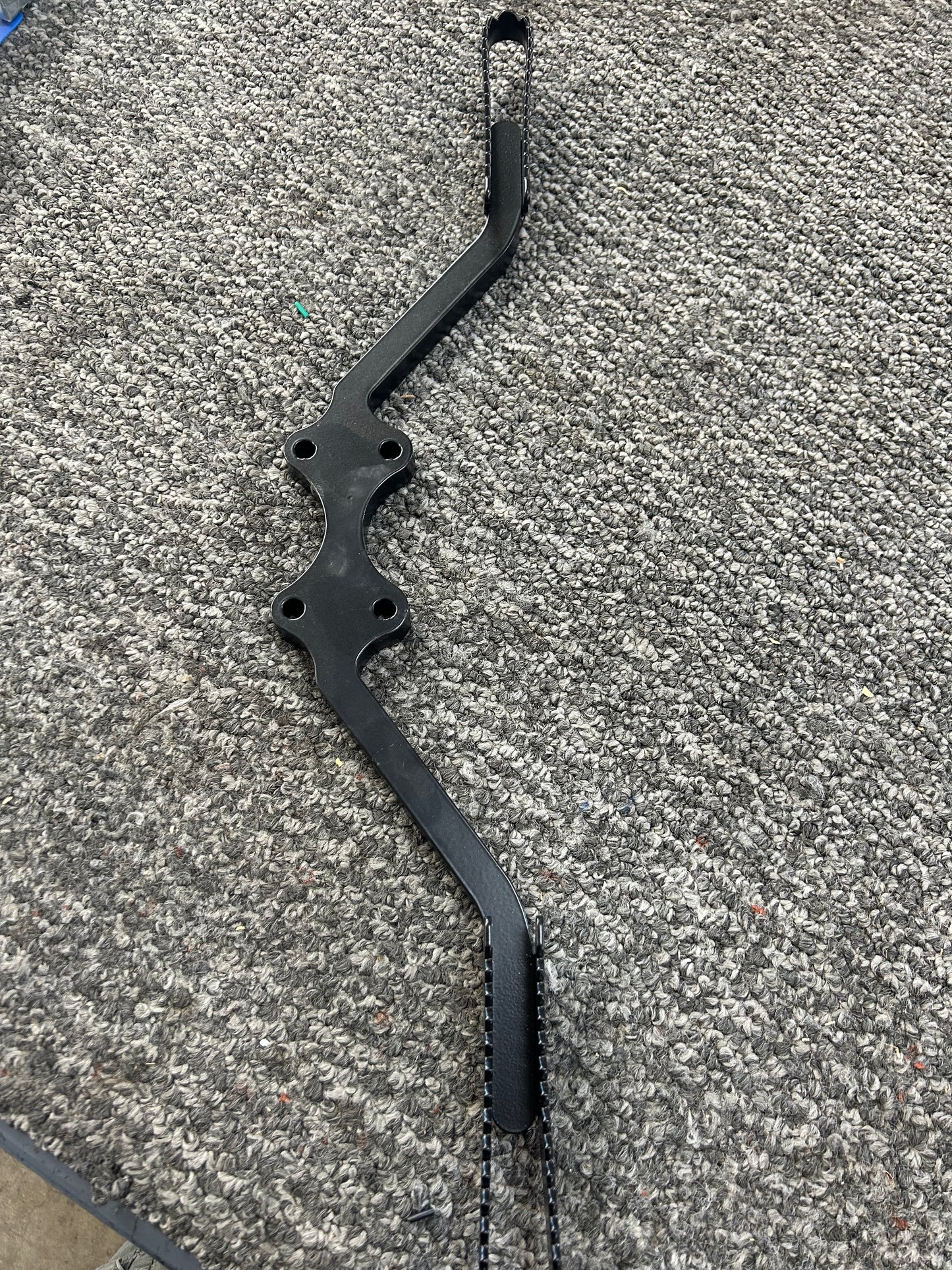 Powder coated footpegs