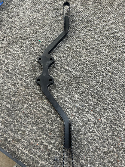 Powder coated footpegs